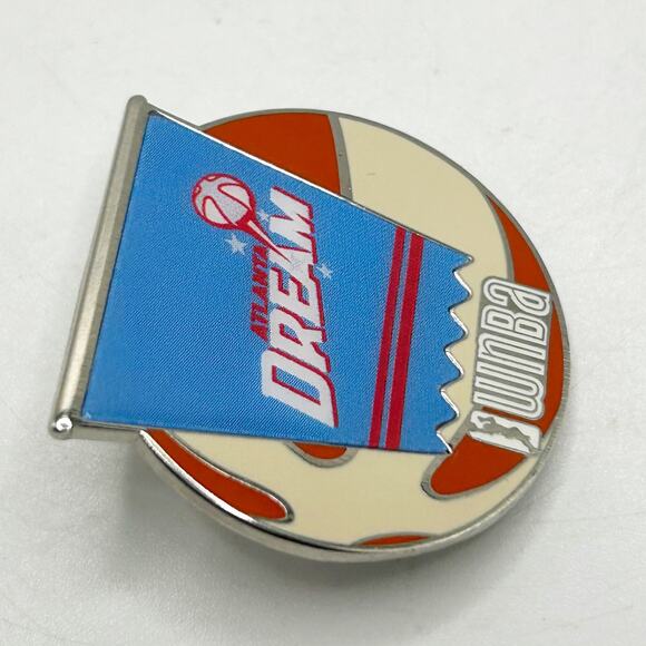 WNBA x Wincraft Officially Licensed Enamel Basketball Team Pin Atlanta DREAM EUC - Picture 2 of 4